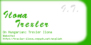 ilona trexler business card